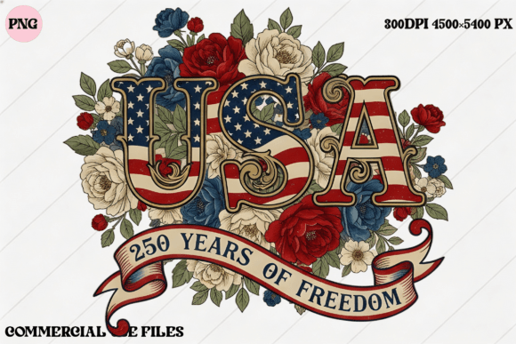 Download USA 250 Years of Freedom Floral Design - Floral design Collection