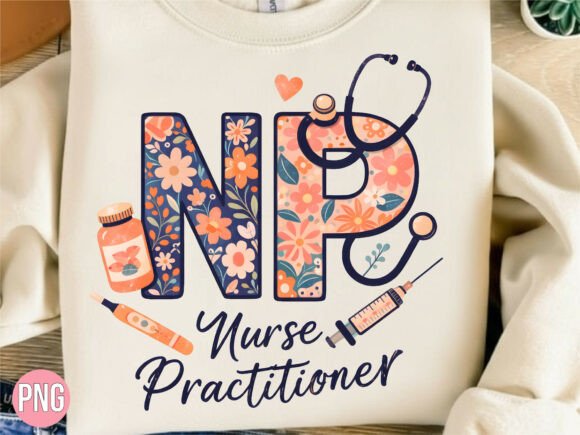 Download NP Nurse Practitioner Floral Design PNG - Floral design Collection