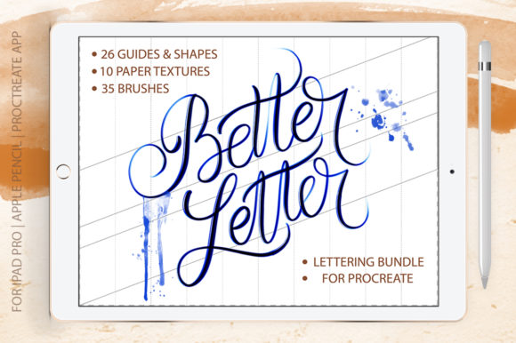 Download Better Letter Procreate Brush Bundle - Procreate Collection